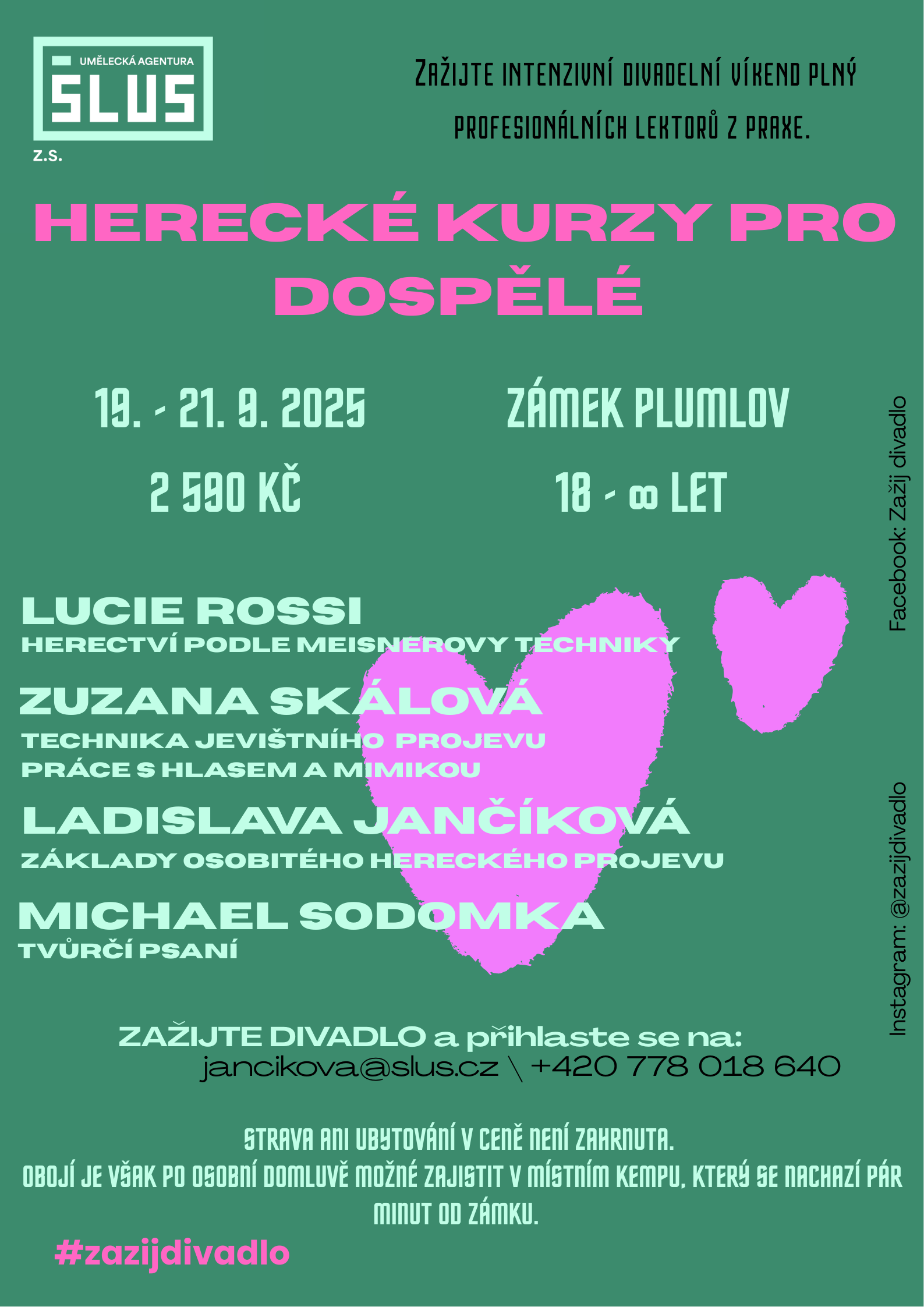 19.-21.9.2025 Herecké kurzy pro dospělé