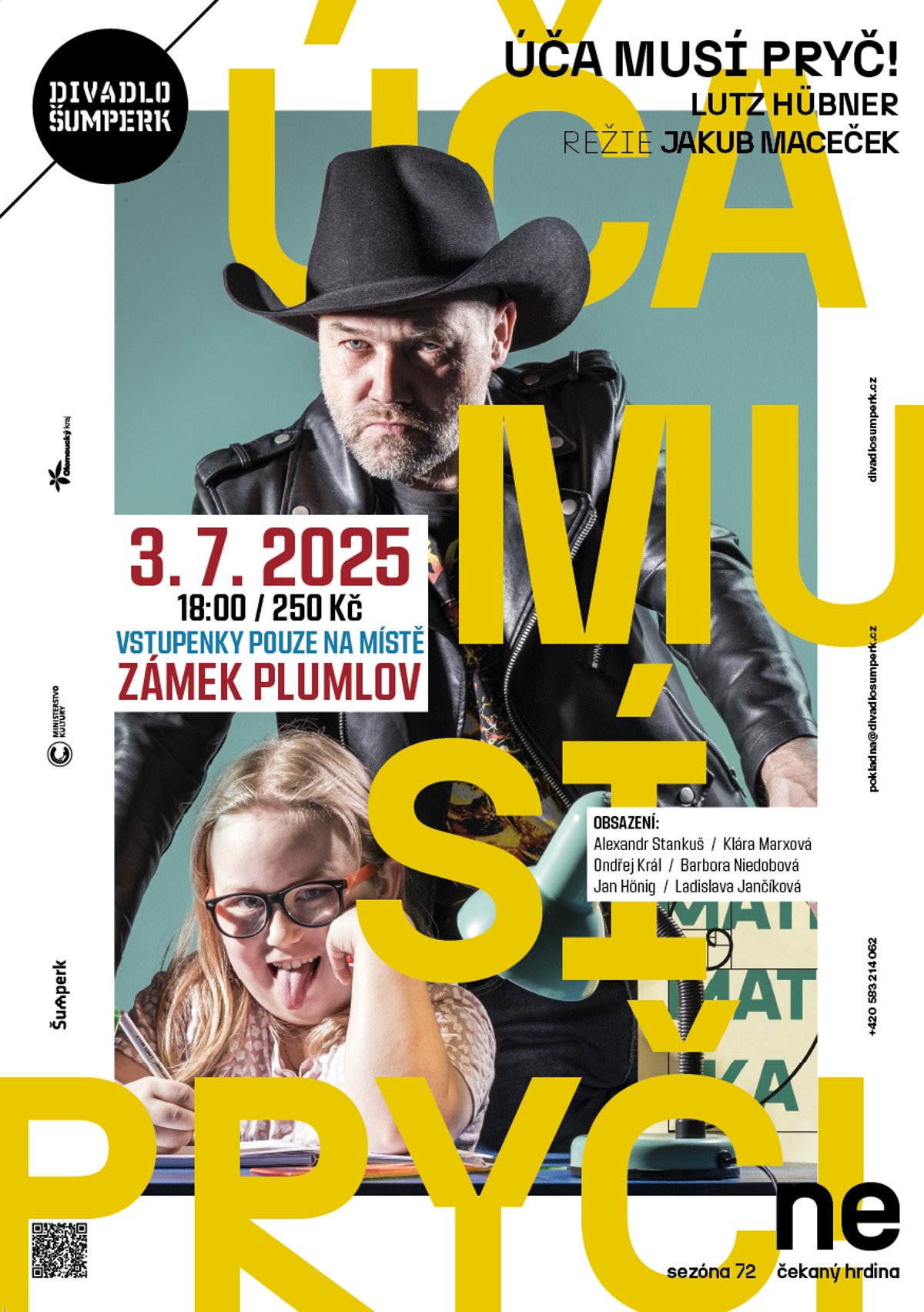 3.7.2025 – Divadelní představení – Úča musí pryč – Divadlo Šumperk