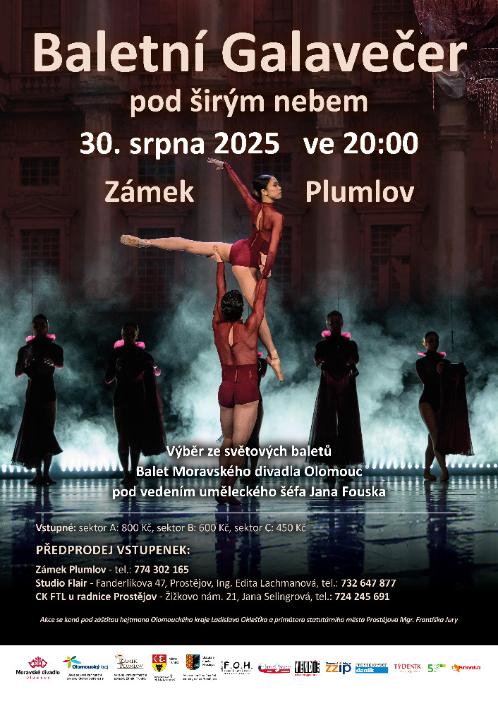 30.8.2025 – Baletní Galavečer pod širým nebem